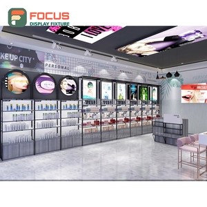 New Design Brand Store Glass Display Fixture Factory Cosmetic Shop Design - Product Image 2