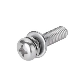 304 Stainless Steel Round Head Screw M2 M3 M4 Fully Threaded Metric Class 8.8 Grade A Construction Industry Use - Product Image 1