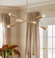 Lámpara de techo colgante minimalista industrial, pequeño colgante decorativo para dormitorio y sala de estar con base de bombilla E12