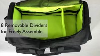 Bolsa Organizadora de Cables Universal de Viaje con Cierre, Gran Capacidad para Accesorios Electrónicos, Tarjetas de Memoria y Gadgets de Viaje (Muestra Gratis)