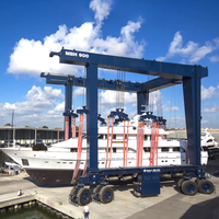 Palan mobile pour bateau YAOU 10T à 1200T pour yacht I grue marine I système de levage de voyage en bateau