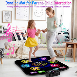 Tapis de danse électronique pour enfants avec 6 lumières LED, musique Bluetooth, 5 modes de <span class=keywords><strong>jeu</strong></span>, cadeaux, jouets - Product Image 6