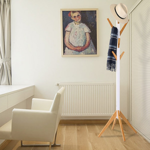 Bamboo <b>clothes</b> <b>rack</b>, solid wood coat <b>rack</b>, bedroom and living room multi-functional floor-standing <b>clothes</b> <b>rack</b>, creative and - Product Image 4