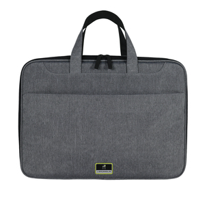 Porte-documents pour ordinateur portable avec logo personnalisé, poche avant inclinée, imperméable, en polyester recyclé, fermeture éclair, grande capacité, 13-15 pouces, SENDA Vietnam - Product Image 1