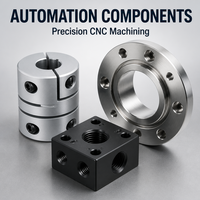Équipement d'automatisation personnalisé, pièces d'usinage CNC, composants mécaniques de précision en aluminium et acier inoxydable pour l'usinage