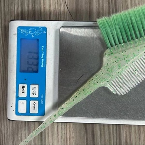 <span class=keywords><strong>Brosse</strong></span> à colorer les cheveux ionique avec logo personnalisé, double usage, peigne à queue de cheval, imperméable, mode, usage domestique, manche en plastique, 21 cm, vente en gros transfrontalière - Product Image 5