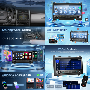 Radio para Auto Android Podofo de 9.3" para Mercedes-Benz Clase A/B W169 B200/W245, 4+64G, Carplay/Android Auto Inalámbrico, GPS/WiFi, USB, ODM - Product Image 3