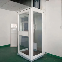 Nouveau modèle d'ascenseur hydraulique résidentiel 3 étages avec option de porte manuelle, ascenseur hydraulique pour appartement et villa, personnalisable, capacité de charge 250-350 kg