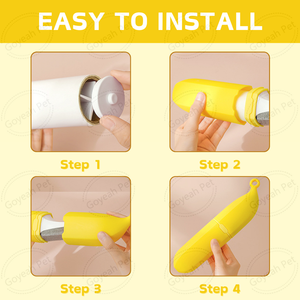 Brosse à épiler 2 en 1 Banana Pet Sticky Pet Hair Remover Roller for Clothes - Product Image 5