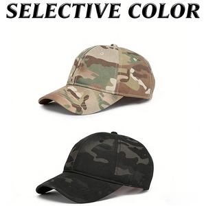 <span class=keywords><strong>หมวก</strong></span>แก๊ปผ้าฝ้ายลายพรางแบบปรับได้ด้วยเวลโคร สไตล์วินเทจ สำหรับกีฬากลางแจ้ง (OEM) - Product Image 4