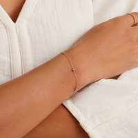 Élégant Bracelet en Argent Sterling S925 avec Breloque Serpent Ondulé et Chaîne Serpent Ondulé