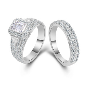 IVY & BAUBLE 1 Carat CZ Round Solitaire Engagement Ring In White Gold Plating, Size 5