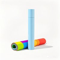 Boîte d'emballage en tube de papier cylindrique 100% recyclable avec logo personnalisé, taille et couleur personnalisables CMYK, gaufrage, accessoires électroniques