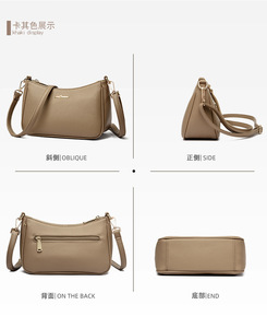 Nuevo Bolso de Mensajero para Mujer, Diseño Ligero y de Lujo, Bolso de Hombro de Cuero PU, Bolso Cruzado de Moda para Dama - Product Image 6