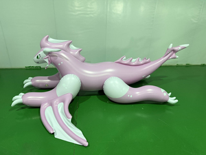 Pvc Inflatable bay rồng Đồ chơi, Inflatable rride Tính năng raptoros, Inflatable màu xanh lá cây và màu Xanh Rồng cho hồ bơi Float - Product Image 4