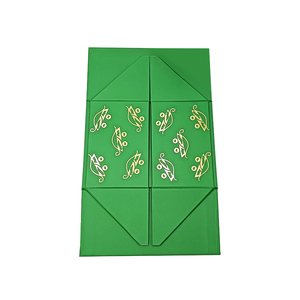 Caja de Regalo Magnética Rígida de Cartón Reciclable Personalizada con Grabado en Relieve, Color Personalizado, Diseño Plegable de Lujo - Product Image 2