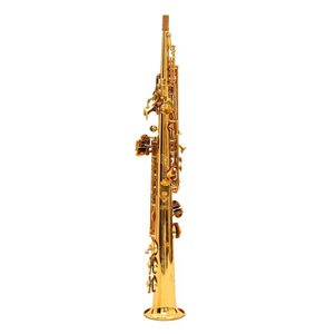 Directement du fabricant : <span class=keywords><strong>Saxophone</strong></span> <span class=keywords><strong>soprano</strong></span> droit plaqué or de qualité professionnelle haut de gamme, best-seller (Clé de Bb) - Product Image 2