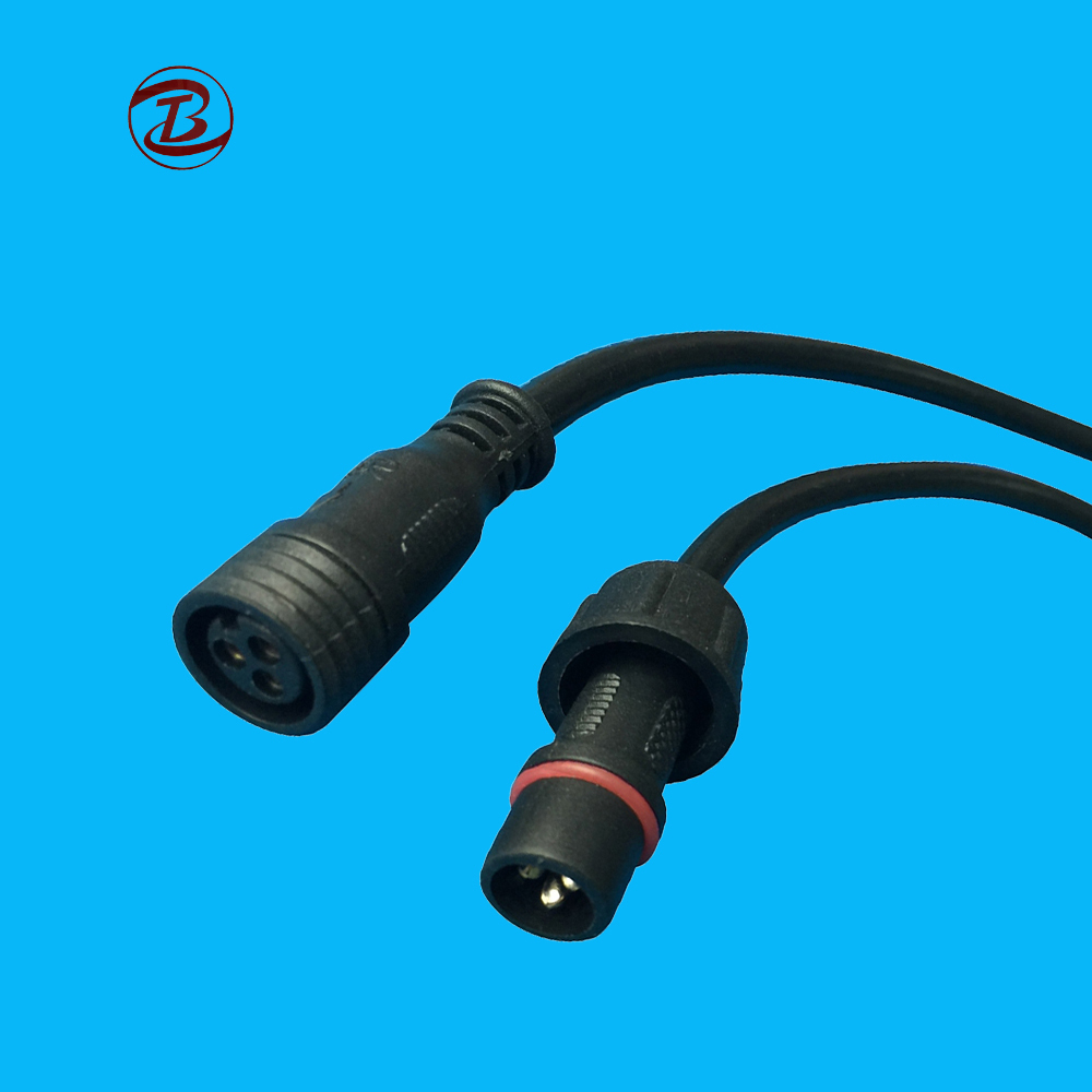 2 3 4 PIN al aire libre de la luz de tira led de alambre impermeable cable LED tira conector