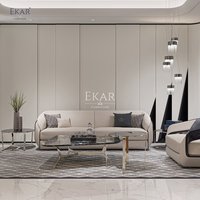 EKAR meubles en cuir meubles confortables canapé 2 places salon canapé moderne