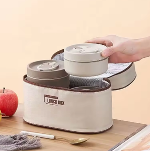 Hot Sales <b>Metal</b> <b>Lunch</b> <b>Box</b> with Bag Set Suitable for Mens Tiffin <b>Lunch</b> <b>Box</b> Portable Food Storage Container for Office - Product Image 3