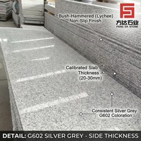 Plan de travail de cuisine en granit blanc sésame G602 - Pierre naturelle imperméable et économique pour îlot de cuisine d'hôtel et d'appartement