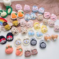 Vente en gros usine/OEM Nouvelles chaussettes d'été fines en coton avec motif de poupée 3D, chaussettes invisibles pour bébé