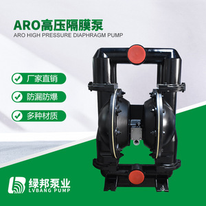 Pompe à diaphragme pneumatique haute performance ARO Ingersoll Rand en alliage d'aluminium, acier inoxydable et plastique résistant à la corrosion pour les acides - Product Image 3