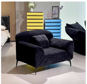 Aile volante française simple <span class=keywords><strong>chaise</strong></span> de repos paresseux moderne Milan Texture accoudoir rotatif pour salon chambre balcon hôtel utilisation - Product Image 6