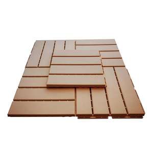 กระเบื้องปูพื้นพลาสติกสีเบอร์ลี่วูดขัดด้าน ขนาด 30*30 ซม. สำหรับระเบียง - Product Image 1