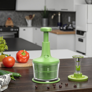 Sunshine 1.5 litres automatique multifonctionnel <span class=keywords><strong>broyeur</strong></span> d'ail PP plastique presse à main coupe-aliments couteau à légumes outil de cuisine - Product Image 4