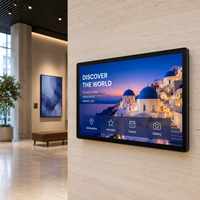 Pantalla Digital Táctil Inteligente con IA de 23.8 Pulgadas para Montaje en Pared, con Batería Opcional, Inalámbrica, para Publicidad Comercial