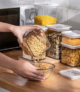 Conteneurs de stockage alimentaire en plastique <span class=keywords><strong>OSW</strong></span> à fermeture facile avec couvercles hermétiques pour noix, aliments secs, cuisine, matériau ABS de qualité alimentaire - Product Image 4