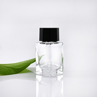 Bouteille en verre d'encre de stylo d'immersion carré recyclable 18m écriture Art calligraphie bouteille d'encre de stylo plume adaptée à l'école de bureau