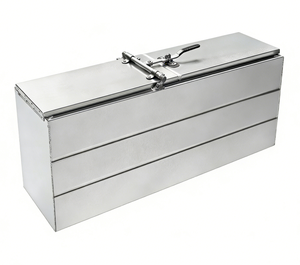Boîte à outils latérale pour camion en aluminium robuste avec serrure 60 x 18 x 18 pouces - <span class=keywords><strong>Coffre</strong></span> <span class=keywords><strong>de</strong></span> <span class=keywords><strong>rangement</strong></span> pour camionnette tout-terrain/<span class=keywords><strong>remorque</strong></span> étanche - Product Image 6