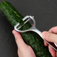 Premium roestvrijstalen groenteschiller ergonomische Y-schiller voor aardappel, appel, wortel keuken fruitgereedschap met roestvrij mes