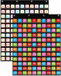 Tabla de Bolsillos con 120 Compartimentos, Tabla de Números para Estudiantes, para el Aula, el Hogar, para Contar y Organizar - Product Image 2