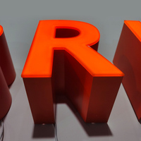 Panneau acrylique 3D personnalisé avec visage, panneau lumineux à Led avec des mots, lettres lumineuses