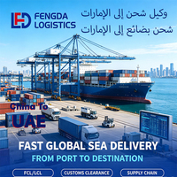 Transport maritime express, logistique mondiale vers le port de Khalifa aux Émirats arabes unis, agent de transit de fret, manutention et transfert efficaces