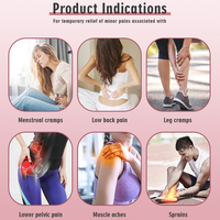 Patchs chauffants pour les douleurs menstruelles, parfum rose, pour la gestion des crampes, patchs chauds pour les douleurs féminines