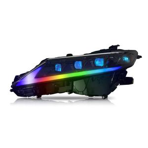 ไฟหน้ารถยนต์ RSJ สำหรับ Toyota <span class=keywords><strong>Camry</strong></span> ปี 2010-2023 8000k RGB ปรับอุณหภูมิ<span class=keywords><strong>สี</strong></span>ได้ ไฟหน้ารถยนต์คุณภาพสูง อุปกรณ์ตกแต่งรถยนต์ ไฟหน้า LED - Product Image 5