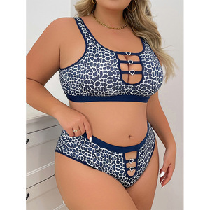Conjunto de lencería sexy europeo y americano de talla grande 23073s, lencería sexy con tirantes huecos, conjunto de lencería para chicas sensuales. - Product Image 2