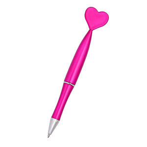 Customizable Logo Ballpoint <b>Pens</b> Hot Selling New Plastic with Big Heart Top for Students Valentine's Day <b>Gifts</b> - Product Image 5
