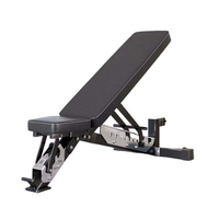 Rack de fitness multifonctionnel réglable pour usage commercial avec banc d'haltères et équipement de musculation robuste