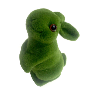 ウサギハロウィンの装飾のための安価なフロック素敵なモス人工動物 - Product Image 4