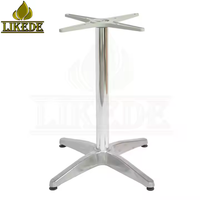 Base de table pliante en aluminium pour restaurant, café, hôtel, mobilier commercial