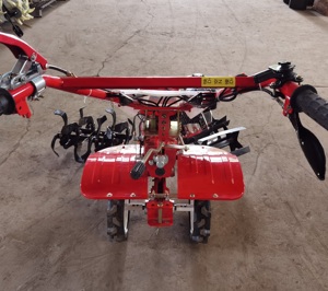 농업용 정원 소형 7마력/170F 휘발유 2륜 구동 미니 경운기 로터리 경작기 흙 기계 트랙터 - Product Image 4