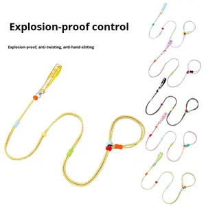 Correa para caminar multifuncional de doble etapa para perros pequeños y medianos, correa de poliéster a prueba de explosiones para perros, dos en uno - Product Image 2