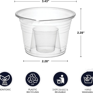 Gobelets jetables multicolores en PP pour bombes à eau profonde, boissons mixtes à faible et haute concentration, pour le commerce transfrontalier - Product Image 6