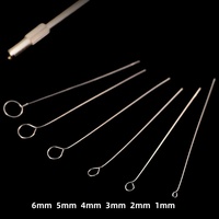 Bâtonnet d'inoculation pour laboratoire, 10 pièces, avec tige d'inoculation en cuivre, instrument médical, microbiologie, inoculation de cellules biologiques