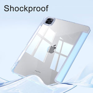 Funda de cuero con soporte plegable en <span class=keywords><strong>Y</strong></span> para <span class=keywords><strong>iPad</strong></span> <span class=keywords><strong>Air</strong></span> Pro 5 6 7 8 9 10th Generation Clear Case 2024 <span class=keywords><strong>MINI</strong></span> 3 4 10,9 11 12,9 13 pulgadas - Product Image 5